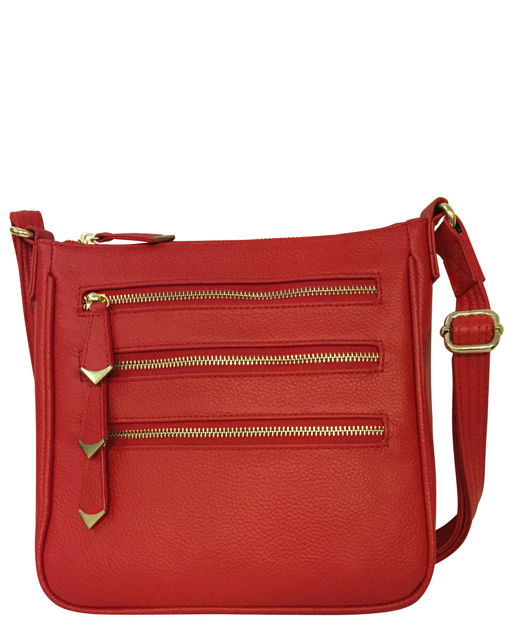 Chic Triple Zip Concealed Carry PurseNew style. Just in