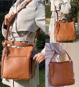 Cowhide Leather Concealment Purse