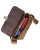 Leather concealed carry crossbody purse 
