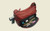 Roma Double Pocket Holster Handbag red