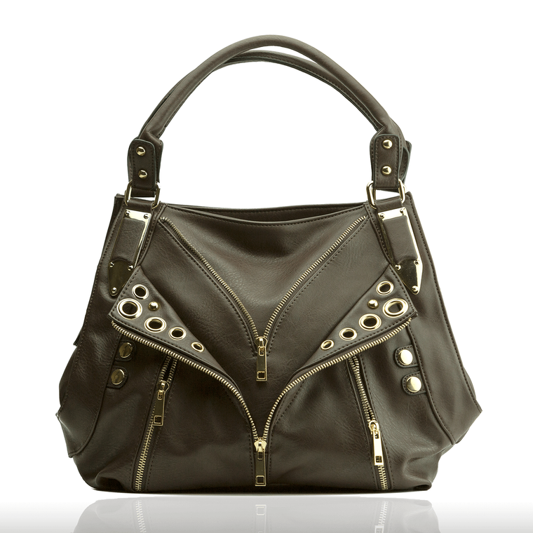 Chocolate Sassy Kat  Concealed Carry Handbag 