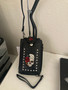 Skull Embroidery Phone Wallet with Strap Skull Embroidery Phone Wallet with Strap