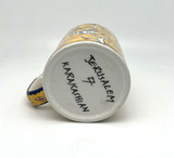 All our mugs are hand signed on the bottom with our family name and Jerusalem