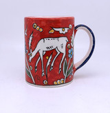 Gazelle mug, red