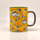 yellow fish mug