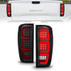 Anzo 19-23 GMC Sierra 1500/2500HD/3500HD Smoke Black Replacement Full LED Bar Tail Light - 311458 Photo - Primary
