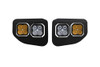 Diode Dynamics SS3 LED Fog Pocket Kit for 2020-2022 Ford Super Duty, Yellow Max - DD7581