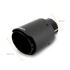 Mishimoto 2x Carbon Fiber Muffler Tip 2.5in Inlet 3.5in Outlet Black - MMEXH-TIP-CFD25BK