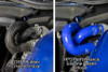 HPS Performance Blue Reinforced Silicone Heater Hose Kit, Lexus 2007-2017 IS350 3.5L V6, 57-2183-BLUE