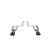 Corsa 2024+ Ford Mustang V8 5.0L 3in Axle-Back Exhaust System w/ Twin 4in Black Straight Tips - 21262BLK