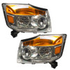 Oracle Lighting 2008-2015 Nissan Armada Pre-Assembled LED Halo Headlights - ColorSHIFT - w/No Controller - 8106-334