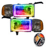 Oracle Lighting 1994-2002 Dodge Ram Pre-Assembled LED Halo Headlights - ColorSHIFT - w/RF Controller - 8167-330