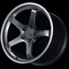 Advan GT for Porsche 19x11.5 +63 5-130 Machining & Racing Hyper Black Wheel - YAQ9N63PHBP