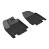 3D MAXpider Custom Fit Floor Liner Compatible for INFINITI QX60 2022-2024 / Nissan PATHFINDER 2022-2024 KAGU Black (1st Row) - L1IN03211509