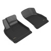 3D MAXpider Custom Fit Floor Liner Compatible for LUCID AIR 2022-2024 KAGU Black (1st Row) - L1LU00011509