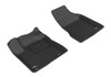 3D MAXpider Custom Fit Floor Liner Compatible for Nissan MURANO 2015-2024 KAGU Black (1st Row) - L1NS08311509