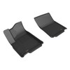 3D MAXpider Custom Fit Floor Liner Compatible for RIVIAN R1T / R1S 2022-2024 KAGU Black (1st Row) - L1RI00011509