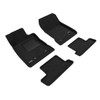 3D MAXpider Custom Fit Floor Liner Compatible for Subaru BRZ 2022-2024 ELEGANT Black (1st & 2nd Row) - L1SB03304709