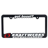 Kraftwerks License Plate Frame - Got Boost - 838-99-9450