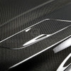 Anderson Composites Type-OE (GT Style With Hood Vents) Double Sided Carbon Fiber Hood For 2015-2017 Ford Mustang