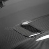 Anderson Composites Type-OE Double Sided Carbon Fiber Hood For 2018-2020 Ford Mustang Eco Boost/GT