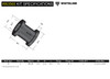 Whiteline Rear Trailing Arm - Lower Front Bushing Kit - W63565