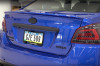 OLM E Series Paint Matched Trunk Lip Spoiler (World Rally Blue) - 15+ Subaru WRX / STI
