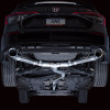 AWE Tuning 2022+ Honda Civic Si FE1 FWD Track Edition Catback Exhaust - Dual Chrome Silver Tips - 3020-32331 Photo - Mounted