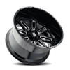 AMERICAN TRUXX RESTLESS AT1915 BLACK MILLED 22X12 6-139.7 -44MM 106MM - AT1915-22283M