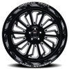 AMERICAN TRUXX BUTCHER AT1916 BLACK / MILLED 20X9 8-170 -12MM 125.2MM - AT1916-2970M