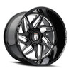 AMERICAN TRUXX GOLIATH AT1917 BLACK/MILLED 20X9 8-165.1 -12MM 125.2MM - AT1917-2981M