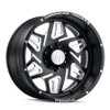 ATF1908-221297M ORION AMERICAN TRUXX FORGED ORION ATF1908 MATTE BLACK/MILLED 22X12 8-180 -44MM 124.2MM - ATF1908-22278-44M