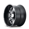 ATF1908-241491M ORION AMERICAN TRUXX FORGED ORION ATF1908 MATTE BLACK/MILLED 24X14 8-165.1 -76MM 125.2MM - ATF1908-24481-76M