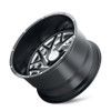 ATF1909-221294M ARIES AMERICAN TRUXX FORGED ARIES ATF1909 MATTE BLACK/MILLED 22X12 8-170 -44MM 125.2MM - ATF1909-22270-44M