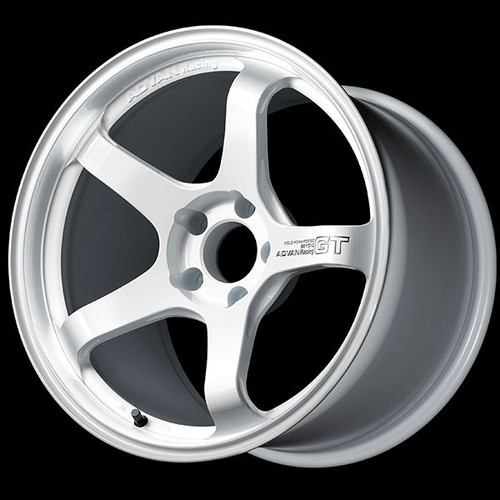 Advan GT Beyond 18X7.5 +45 5-114.3 Racing White Wheel - YAQB8F45EW