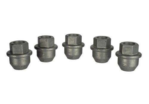 Ford Racing 05-14 Mustang 1/2in -20 Thread Cone Seat Open Lug Nut Kit (5 Lug Nuts) - M-1012-H Photo - Primary