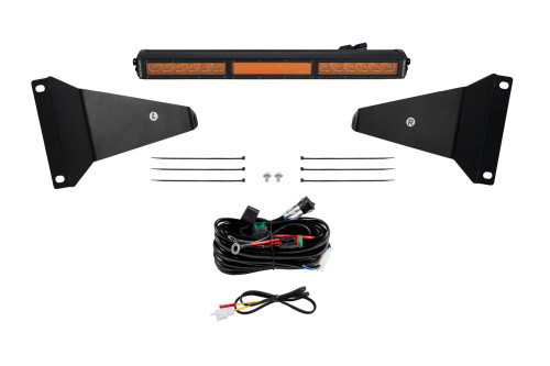 Diode Dynamics Stealth Bumper Light Bar Kit for 2019-Present Ram, Amber Combo - DD7628