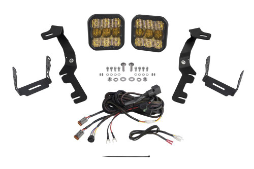 Diode Dynamics Stage Series Ditch Light Kit for 2019-Present Ram, SS5 Sport Yellow Combo - DD7604