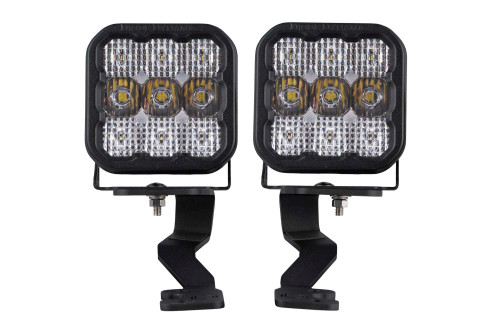 Diode Dynamics Stage Series Ditch Light Kit for 2022 Toyota Tundra SS5 Sport White Combo - DD7397