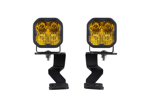 Diode Dynamics Stage Series Ditch Light Kit for 2022 Toyota Tundra SS3 Pro Yellow Combo - DD7396