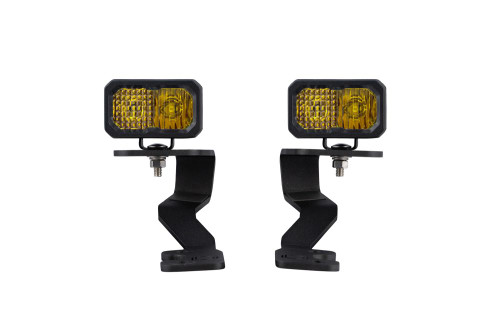 Diode Dynamics Stage Series Ditch Light Kit for 2022 Toyota Tundra C2 Pro Yellow Combo - DD7392