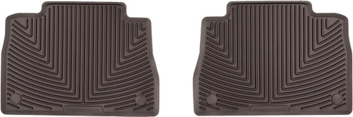 WeatherTech 21-24 Mercedes-Benz AMG GLE 53 / 21-23 GLE 63S Coupe All-Weather Rear Floor Mats - Cocoa - W641CO