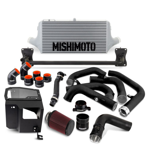Mishimoto 2022+ WRX Intercooler Kit W/ Intake SL Core MWBK Pipes - MMINT-WRX-22AISLBK