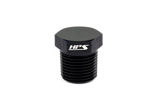 HPS Performance 3/8 NPT Hex Head Plug Aluminum - AN933-08