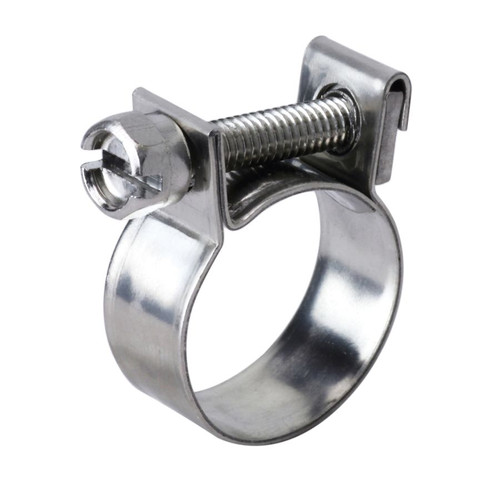 HPS Performance #12 Stainless Steel Fuel Injection Hose Clamps Single Pack 25/64" - 15/32" (10mm - 12mm) - FIC-10x10