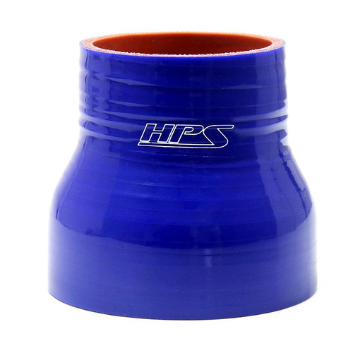 HPS Performance 3/4" - 1-3/8", Silicone Straight Reducer Coupler Hose, High Temp 4-ply Reinforced, 19mm - 35mm, 3" length, Blue - HTSR-075-138-BLUE