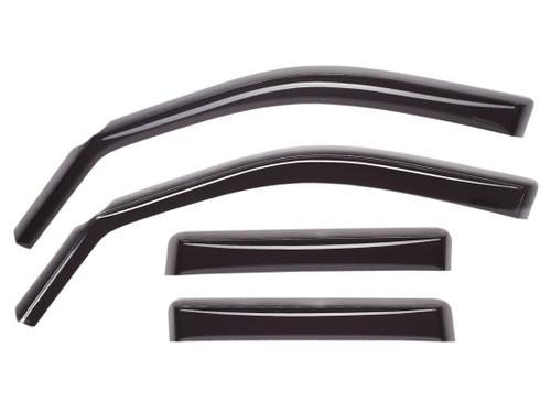 WeatherTech 05-09 Land/Range Rover LR3/Discovery 3 Front and Rear Side Window Deflectors - Drk Smoke - 82378