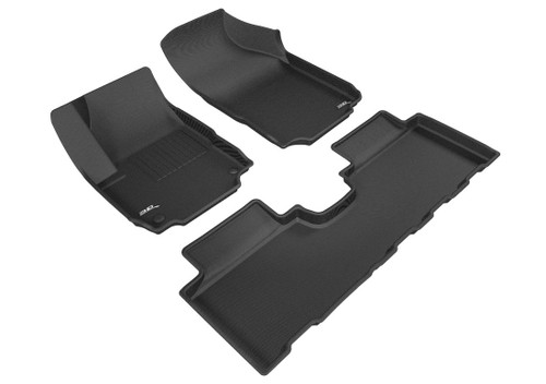 3D MAXpider Chevrolet EQUINOX 2018-2023 KAGU Black (1st & 2nd Row Floor Mat) - L1CH08501509