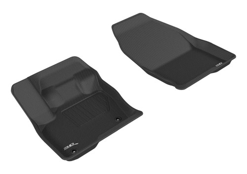 3D MAXpider Custom Fit Floor Liner Mat for FORD EDGE 2015-2024 KAGU Black (1st Row) - L1FR09311509