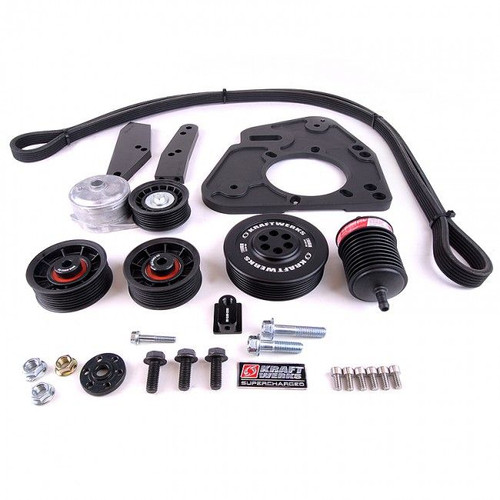 Kraftwerks Supercharger Kit (DIY) - Honda D-Edition - Rotrex C30-94 - Black Edition - 150-05-0030DB